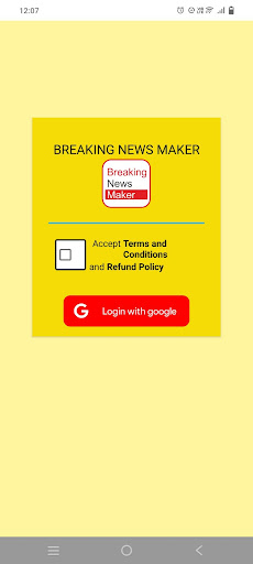 Android application Breaking News Maker (BNM) screenshort