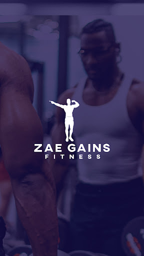 Android application Zae Gains Fitness screenshort