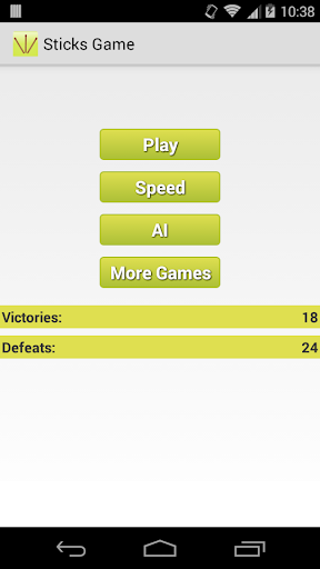 Android application Sticks Game screenshort