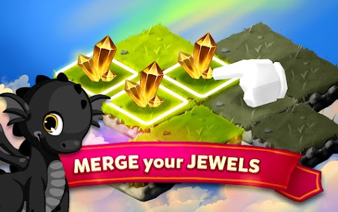 Merge Jewels: Gems Merger Evolution Dragons games 1