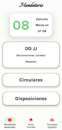 Android application Autos Tramites screenshort
