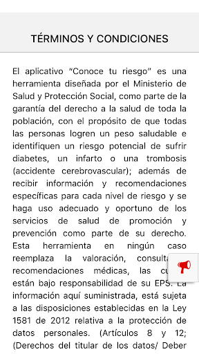 Conoce Tu Riesgo Screen 2