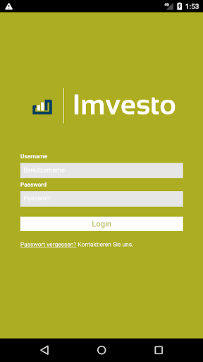 Android application Imvesto screenshort