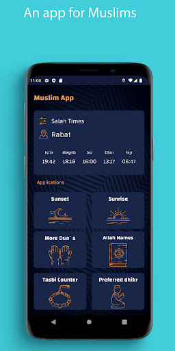 Android application Muslim Prayer Qibla & Dua screenshort