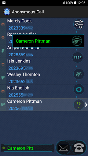 Android application Protect My phone number Pro screenshort