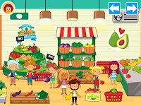 screenshot of My Pretend Grocery Store Games