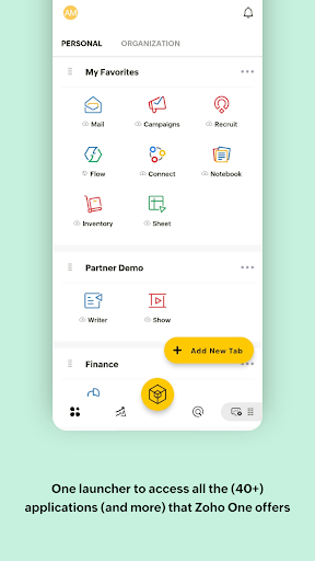 Screenshot of Zoho One - The Business Suite