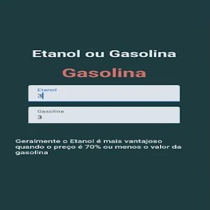Etanol ou Gasolina