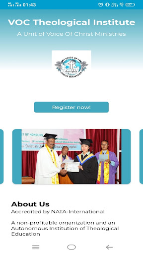 Android application VOC Theological Institute screenshort