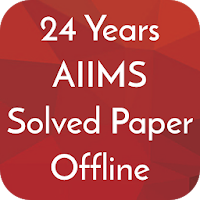 24 Years AIIMS Solved Papers Offline