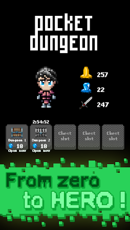 Game screenshot Pocket Dungeon - RPG game apk download