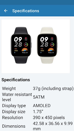 Redmi Watch 3 Guide Screen 2