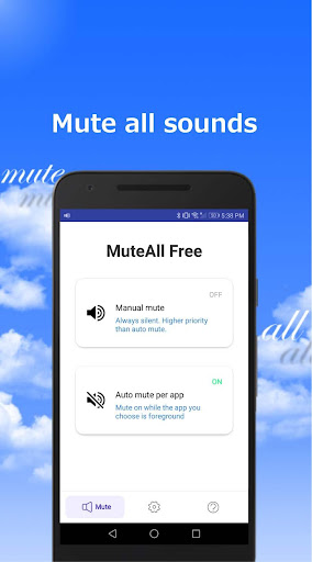 Android application MuteAll Free(Trial) - Mute so screenshort