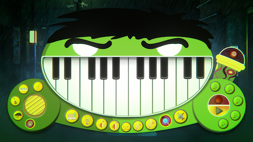 Green Baby Piano Sound Music Screen 2