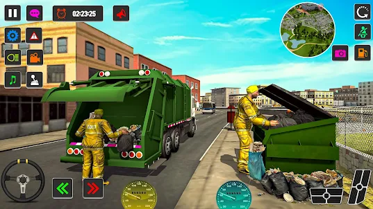 City Garbage Dump Truck Games