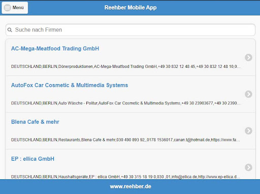 Reehber Branchenbuch