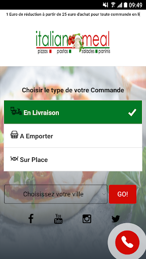 Android application ITALIAN MEAL screenshort