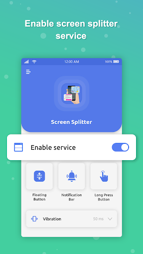 Android application Screen Splitter : Use 2 apps screenshort