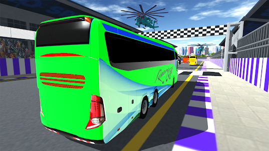 trò chơi đua xe buýt 3d