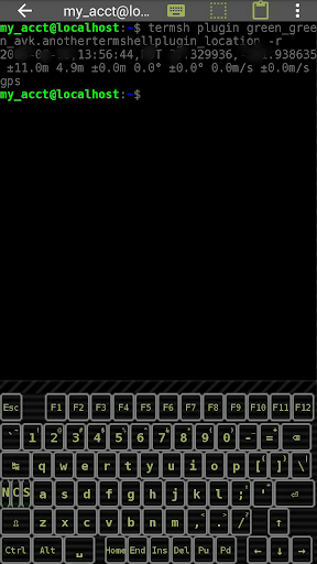 Android application Another Term Plugin - Location screenshort