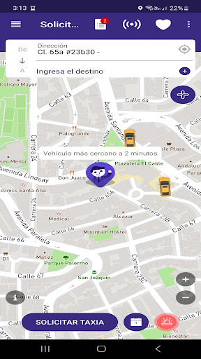 Taxia: Solicita tu transporte Screenshot 3 - AppWisp.com