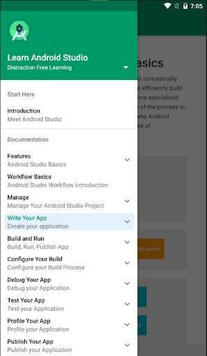 Screenshot of Learn Android Studio Offline