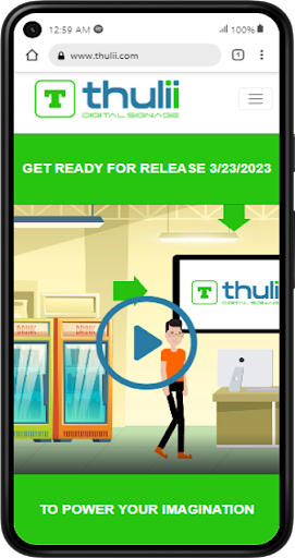 Android application Thulii Digital Signage screenshort
