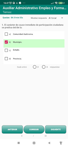 Android application Batería OPE Cádiz screenshort