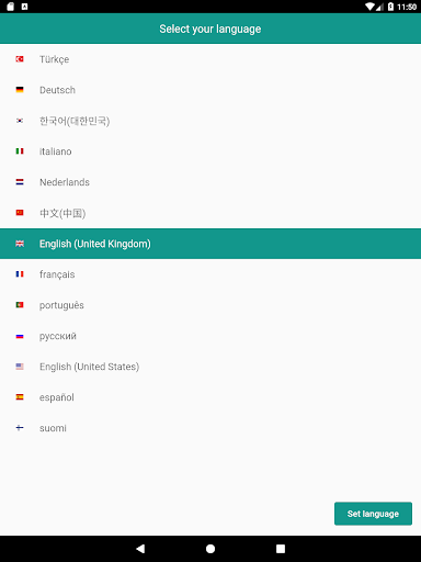 Vista previa de la aplicación