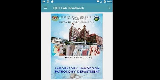 Android application QEH Lab Handbook screenshort