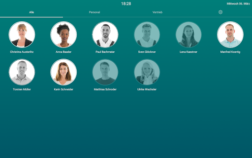 Android application Werkzeit Board screenshort