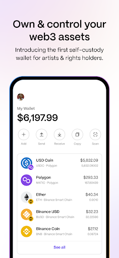 Android application Revelator Wallet: Unlock Web3 screenshort