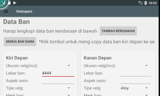 Android application Otoinspect screenshort