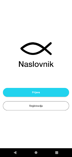 Android application Naslovnik screenshort