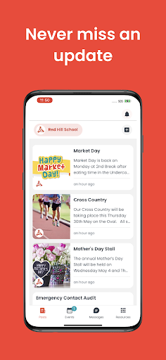 Android application Audiri: School Communication screenshort