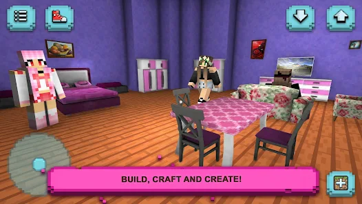 Pink Princess House Craft Game – Apps no Google Play