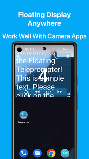 Android application Teleprompter: Floating Notes screenshort
