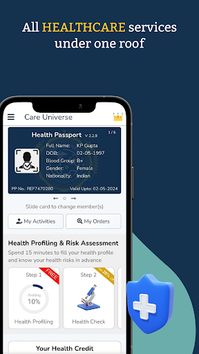 KCC Health Passport Screen 2