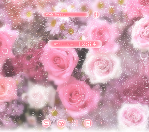 Android application Elegant FlowersTheme +HOME screenshort
