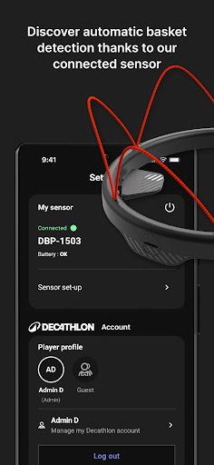 Android application Decathlon Basketball Play screenshort