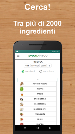 Android application Svuotafrigo - no allo spreco screenshort
