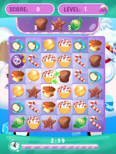 Penguin Match Crush Screen 2