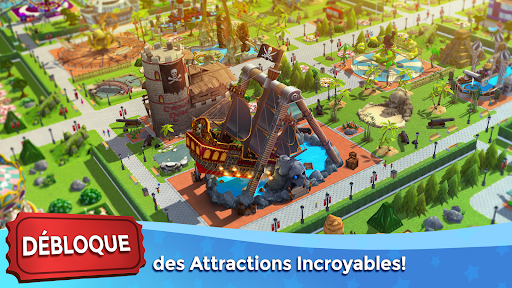 Télécharger RollerCoaster Tycoon Touch - Parc d'attractions APK MOD (Astuce) screenshots 3