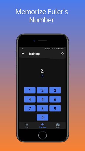 Android application Euler's Number screenshort