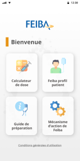 Android application FEIBA screenshort