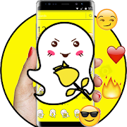 Cartoon Yellow Elfin Emoji Theme  Icon