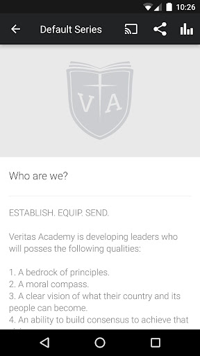 Veritas Academy Screen 2