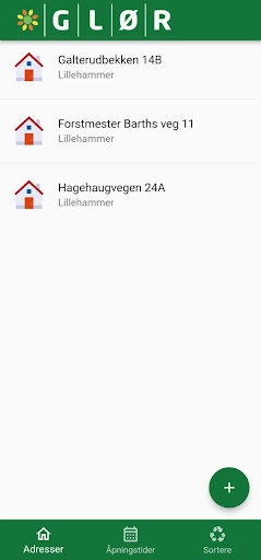 Android application GLØR Husholdning screenshort
