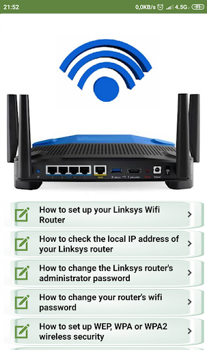 linksys router setup guide Screen 2