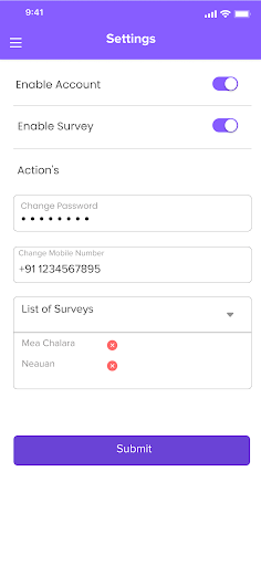 Third eye - survey Screen 2